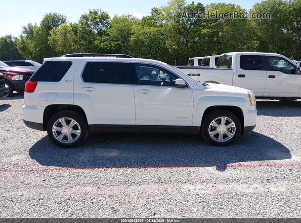 2GKALNEK3H6334288 2017 GMC TERRAIN Белый Вид задней части салона