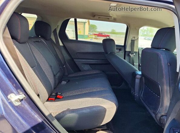 2GKALNEK5G6174445 2016 GMC TERRAIN Синий Вид задних сидений