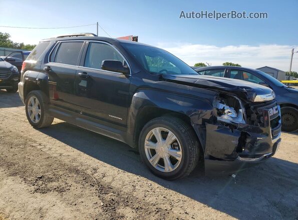 2GKALNEK5H6260369 2017 GMC TERRAIN Синий Передняя правая четверть