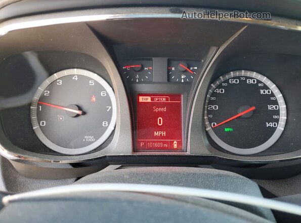 2GKALNEK5H6260369 2017 GMC TERRAIN Синий Вид щитка приборов