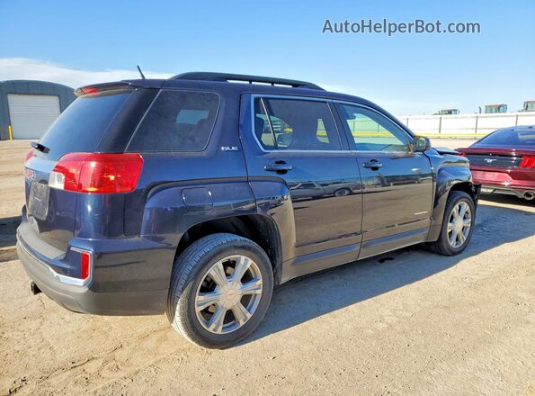 2GKALNEK5H6260369 2017 GMC TERRAIN Синий Задняя правая четверть