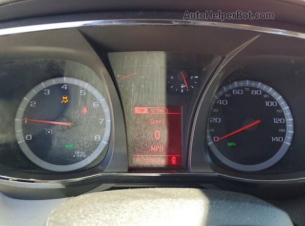 2GKALPEK4G6154540 2016 GMC TERRAIN Красный Вид щитка приборов