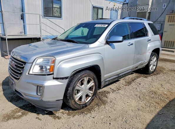 2GKALPEK7H6312502 2017 GMC TERRAIN Серебряный Передняя левая четверть