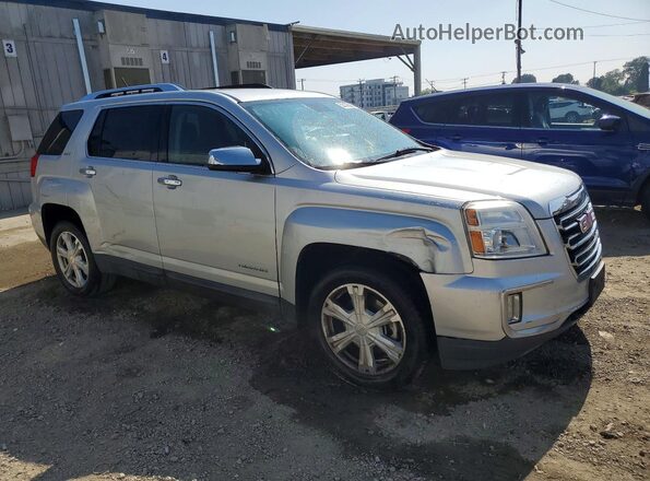 2GKALPEK7H6312502 2017 GMC TERRAIN Серебряный Передняя правая четверть