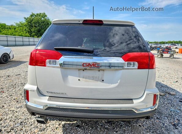 2GKALPEKXH6186474 2017 GMC TERRAIN White Widok z tyłu