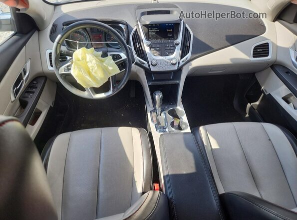 2GKALPEKXH6186474 2017 GMC TERRAIN White Widok deski rozdzielczej