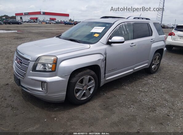 2GKALREK0G6217791 2016 GMC TERRAIN Серебряный Передняя левая четверть