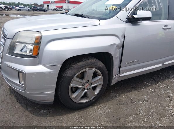 2GKALREK0G6217791 2016 GMC TERRAIN Серебряный Вид спереди