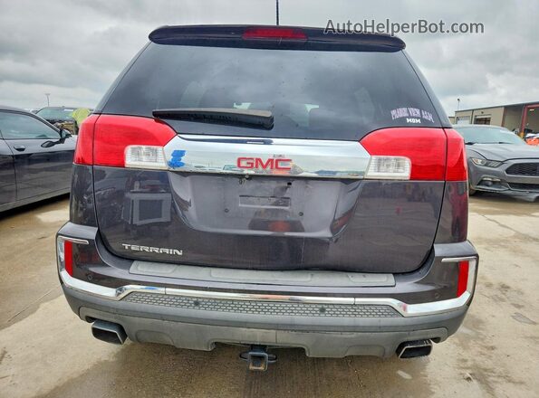 2GKFLPE39G6284568 2016 GMC TERRAIN Gray Vista trasera