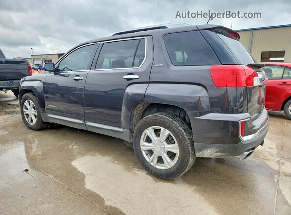 2GKFLPE39G6284568 2016 GMC TERRAIN Gray Trasero izquierdo