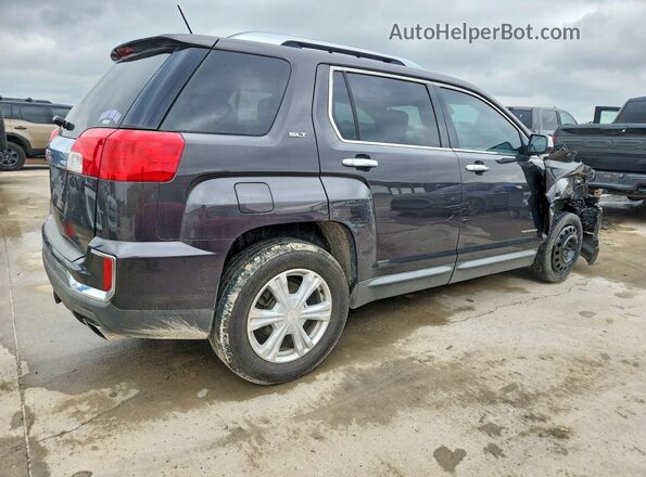 2GKFLPE39G6284568 2016 GMC TERRAIN Gray Trasero derecho