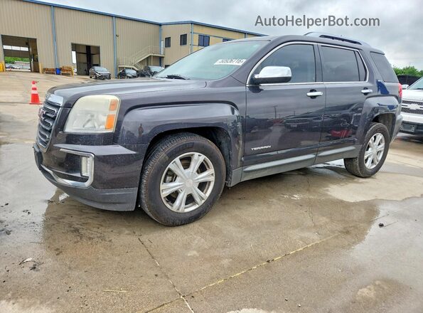 2GKFLPE39G6284568 2016 GMC TERRAIN Gray Vista tres cuartos delantera izquierda