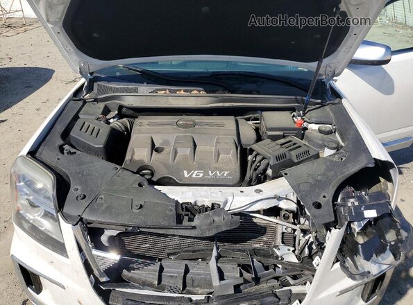 2GKFLRE38H6279732 2017 GMC TERRAIN Белый Вид подкапотного пространства