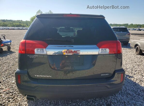 2GKFLSEK4H6316077 2017 GMC TERRAIN Серый Вид сзади