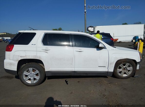 2GKFLSEK5G6254705 2016 GMC TERRAIN Белый Вид задней части салона