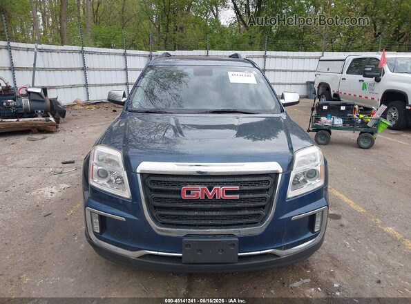 2GKFLTEK3G6292021 2016 GMC TERRAIN Синий Вид щитка приборов