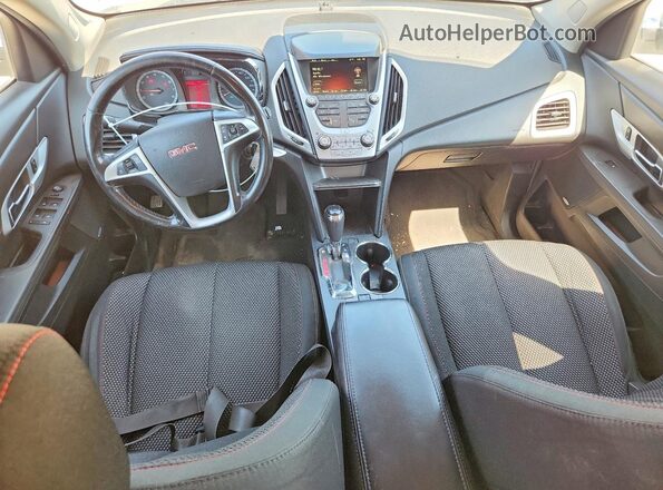 2GKFLTEK6G6253309 2016 GMC TERRAIN Белый Вид панели приборов