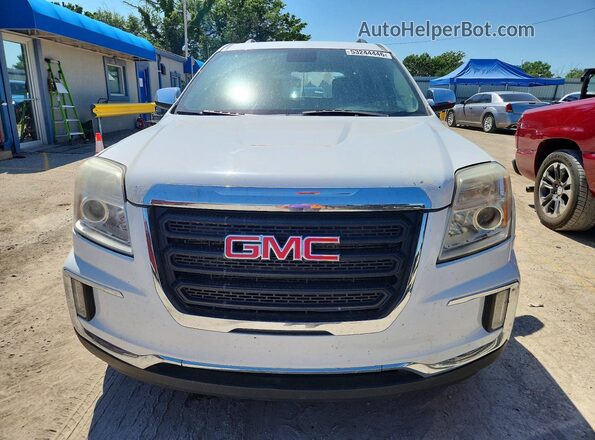2GKFLTEK6G6253309 2016 GMC TERRAIN Белый Вид спереди