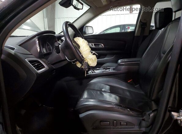 2GKFLUE33G6234618 2016 GMC TERRAIN Черный Вид салона спереди