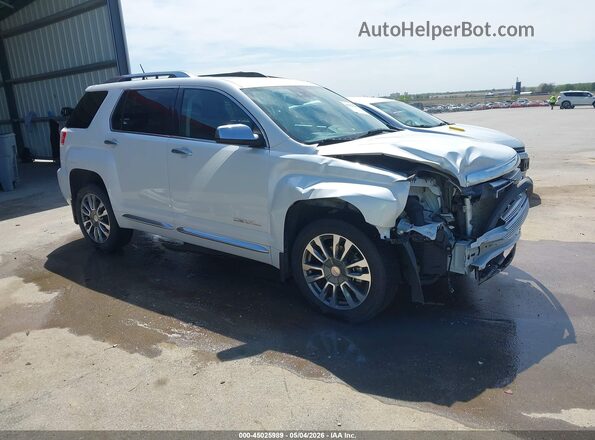 2GKFLVE35G6146501 2016 GMC TERRAIN Белый Передняя правая четверть