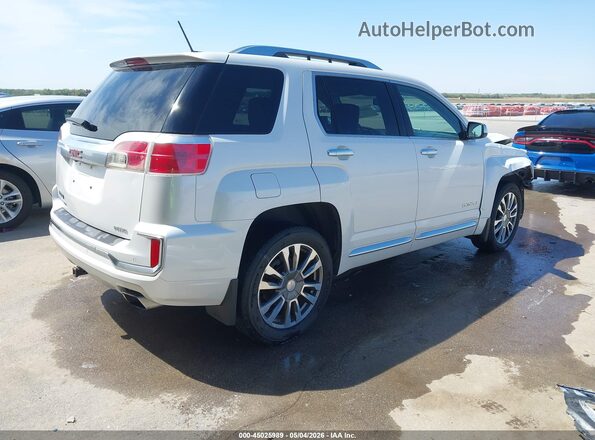 2GKFLVE35G6146501 2016 GMC TERRAIN Белый Задняя правая четверть