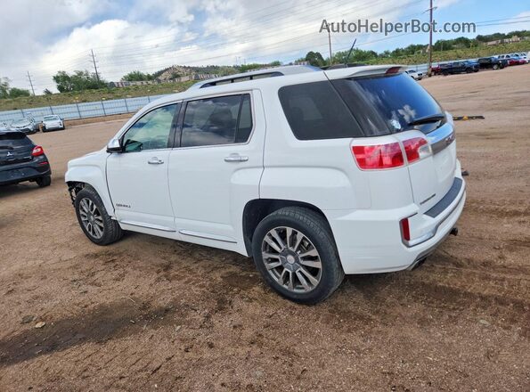 2GKFLVE35H6263223 2017 GMC TERRAIN White Tył lewy