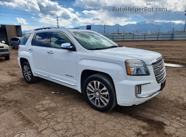 2GKFLVE35H6263223 2017 GMC TERRAIN White Przód prawy