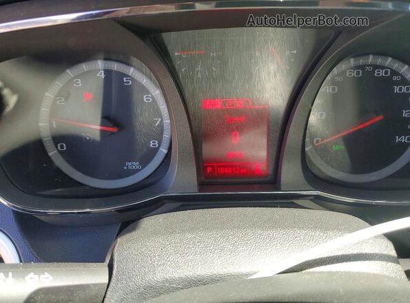 2GKFLVE36G6114141 2016 GMC TERRAIN Черный Вид щитка приборов