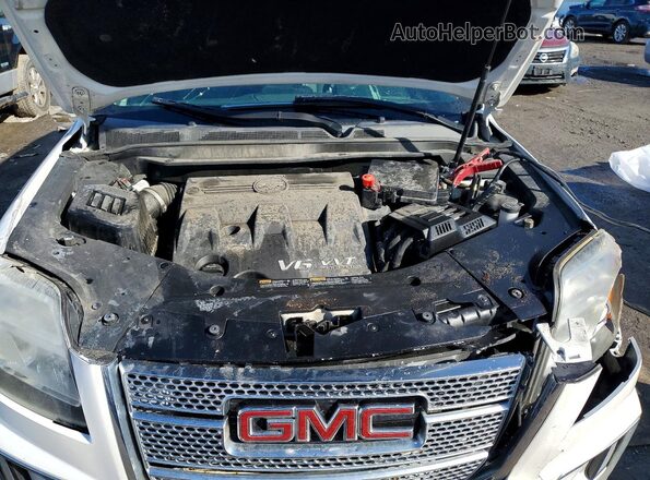 2GKFLVE38G6327110 2016 GMC TERRAIN White Widok komory silnika