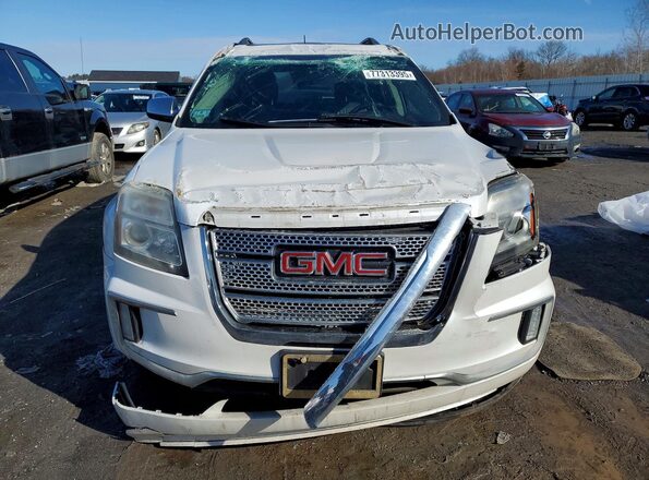 2GKFLVE38G6327110 2016 GMC TERRAIN White Widok z przodu