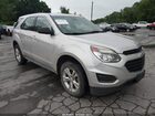 2017 Chevrolet Equinox Ls Silver vin: 2GNALBEK0H1523429