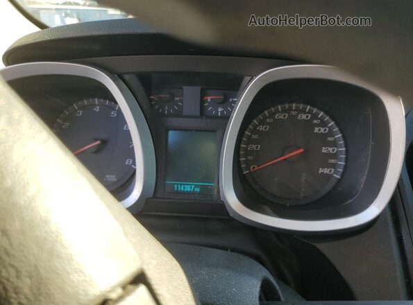 2GNALBEK3H1607163 2017 CHEVROLET EQUINOX Gray Instrument cluster view