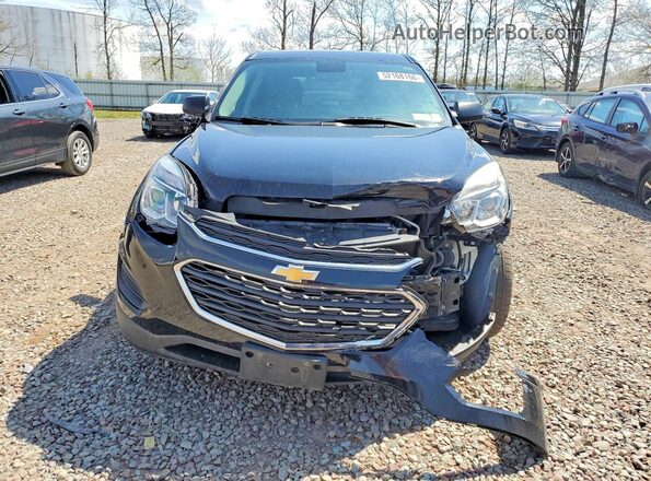 2GNALBEK4G6193179 2016 CHEVROLET EQUINOX Black Вид спереду