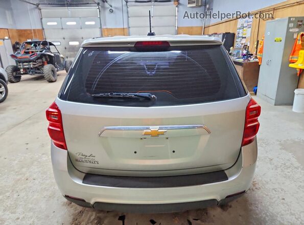 2GNALBEK4H1561682 2017 CHEVROLET EQUINOX Silver Widok z tyłu