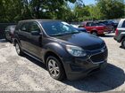 2016 Chevrolet Equinox Ls Black vin: 2GNALBEK6G6256802