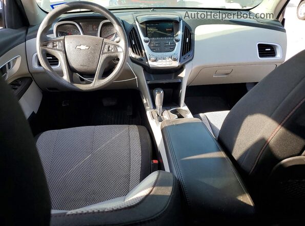 2GNALBEK6H1541935 2017 CHEVROLET EQUINOX Blue Widok deski rozdzielczej