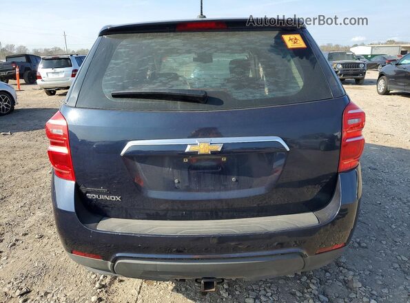 2GNALBEK6H1541935 2017 CHEVROLET EQUINOX Blue Widok z tyłu