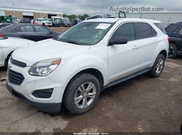 2GNALBEK7G6333600 2016 CHEVROLET EQUINOX Белый Передняя левая четверть