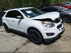 2017 Chevrolet Equinox Ls White vin: 2GNALBEK7H1534394