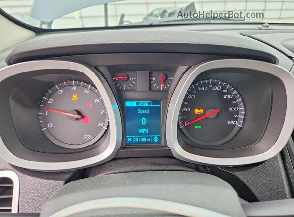 2GNALBEKXG1176755 2016 CHEVROLET EQUINOX Синий Вид щитка приборов