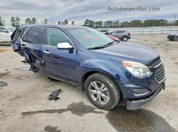 2GNALBEKXG1176755 2016 CHEVROLET EQUINOX Синий Передняя правая четверть