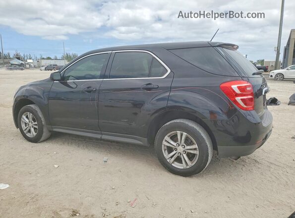 2GNALBEKXH1514804 2017 CHEVROLET EQUINOX Black უკანა მარცხენა