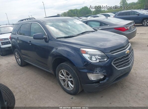 2GNALCEK0G6297626 2016 CHEVROLET EQUINOX Синий Передняя правая четверть