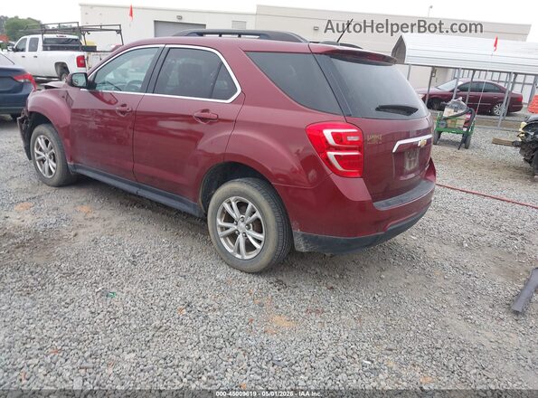 2GNALCEK1G1129460 2016 CHEVROLET EQUINOX Maroon Tył lewy