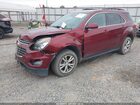 2016 Chevrolet Equinox Lt Maroon vin: 2GNALCEK1G1129460
