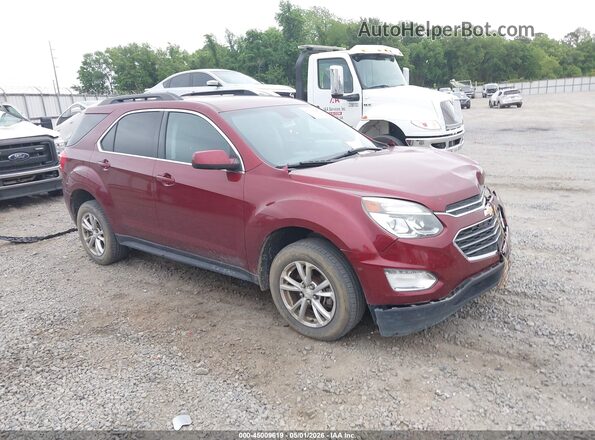 2GNALCEK1G1129460 2016 CHEVROLET EQUINOX Maroon Przód prawy