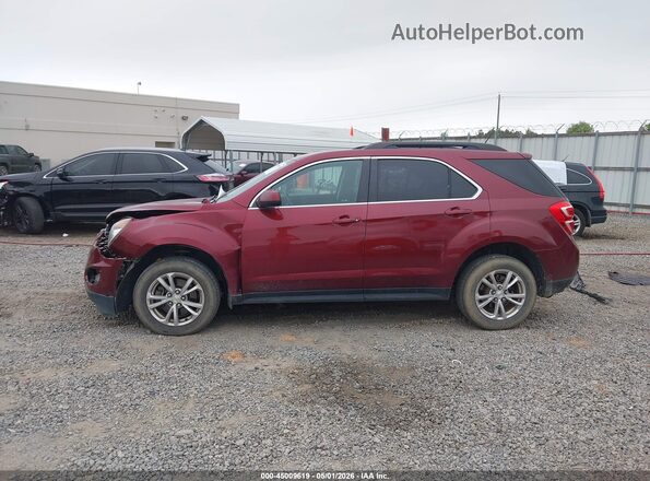 2GNALCEK1G1129460 2016 CHEVROLET EQUINOX Maroon Widok wnętrza 360 stopni