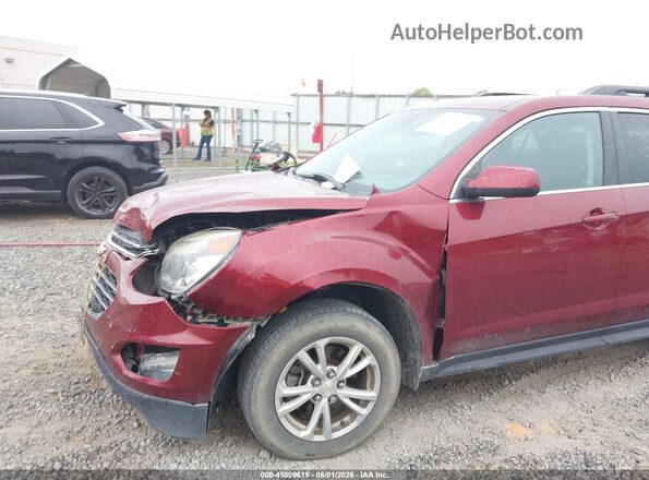 2GNALCEK1G1129460 2016 CHEVROLET EQUINOX Maroon Widok z przodu