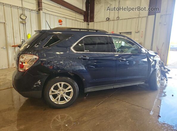 2GNALCEK1H1573102 2017 CHEVROLET EQUINOX Синий Задняя правая четверть