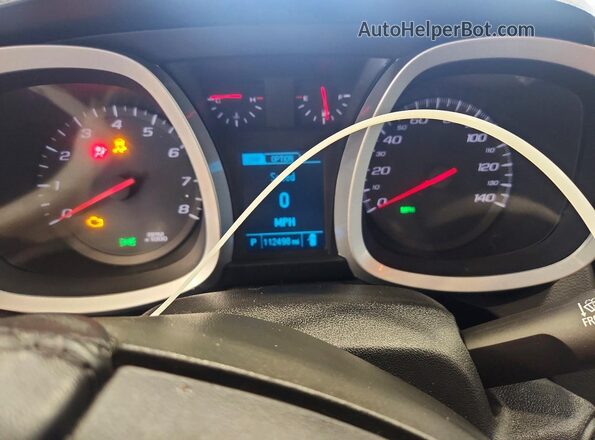 2GNALCEK1H1573102 2017 CHEVROLET EQUINOX Синий Вид щитка приборов